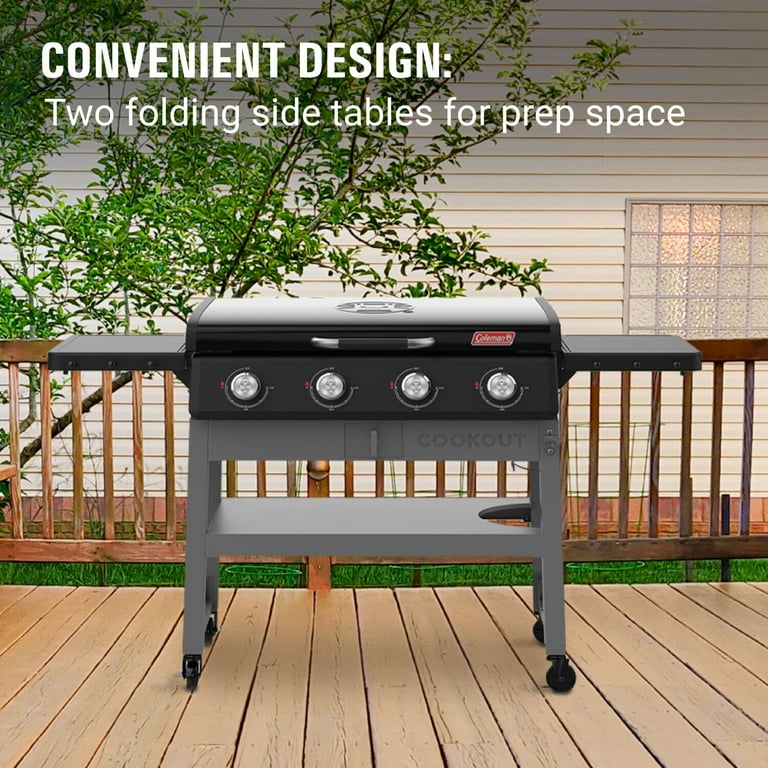 Coleman]SLIM 4-FOLDING TABLE＆BBQグリル 【公式通販】