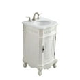 thumbnail image 4 of Elegant Kitchen and Bath 19 inch Single Bathroom vanity in antique white, 4 of 13