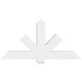 thumbnail image 2 of 60"W x 30"H x 4"D x 6"F, 12/12 Pitch, Kennewick Architectural Grade PVC Gable Bracket, 2 of 8
