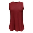 thumbnail image 1 of Timegard Camisole pour Femmes Col Rond Oeillets Sans Manches Confortable Fluide Plage Vacances Décontractée Ample Hauts, 1 of 4