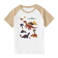 thumbnail image 1 of RXIRUCGD 2025 Vêtements d'Été pour Enfants Tout-Petits Garçons Filles Mode Mignon Col Rond Imprimé Manches Courtes Haut, 1 of 7