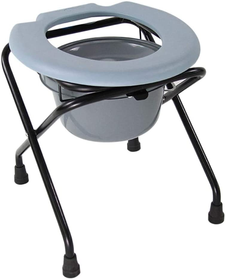 Portable Lightweight Bedside Commode Toilet Chair with Removable