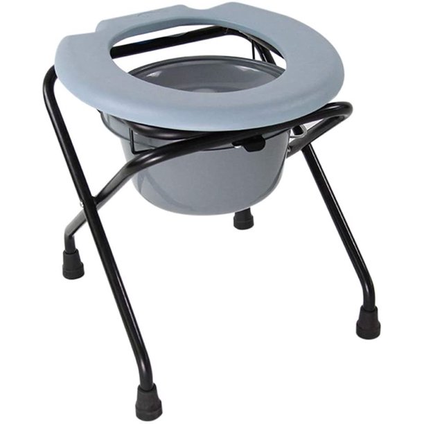 Bedside Commode Portable Toilet Chair with Removable Bucket