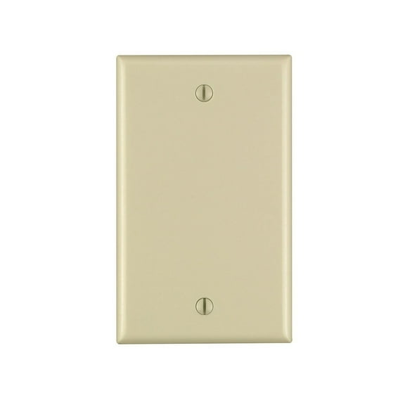 BLANK WALLPLATE 1G IVORY (Pack of 25)