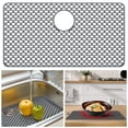 thumbnail image 1 of Pluokvzr - Protector de silicona para fregadero, resistente al calor, reutilizable, para cocina, 71 x 38 cm, 1 of 8