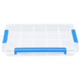 thumbnail image 1 of KAKOWELY 1pc Plastic Medicine Box Travel Organizing Box Packing Box,10.83"X6.97"X1.77", 1 of 5