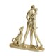 thumbnail image 2 of Escultura de pareja y perro, figuras familiares, decoración romántica para el hogar, estatua de enamorados BY25117, 2 of 9