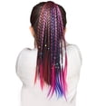 thumbnail image 4 of Accesorios para extensiones de cabello para niñas, pelucas coloridas, bandas para el cabello de belleza, tocados para niños, cuerda trenzada, coleta, adorno para el cabello, accesorios para el, 4 of 6