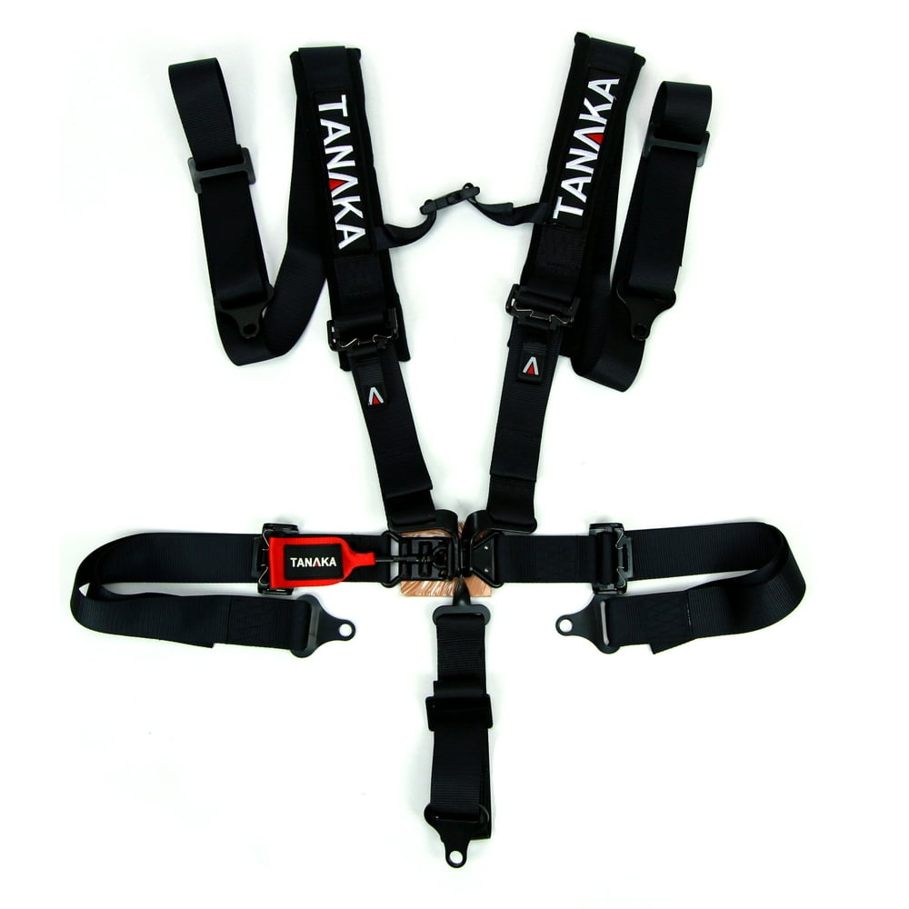 Tanaka BLACK SERIES Latch and Link 5 Points Safety Harness Set with