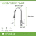 thumbnail image 3 of Symmons SK6710PD Identity 1.5 GPM Single Hole Pull Down Kitchen Faucet - Chrome, 3 of 3