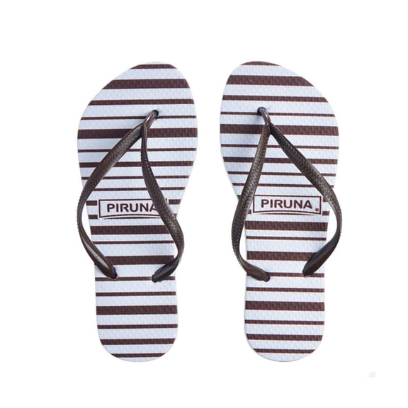 Piruna Women's Flip Flop Sandal Line Pattern