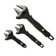 thumbnail image 1 of Juego de herramientas para automoción, llave inglesa ajustable universal con apertura de mandíbula ancha, tamaño de 6, 8 y 12, ancho máximo de mandíbula 34 mm, 36 mm y 60 mm, acero, negro, 1 of 7