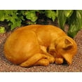 thumbnail image 2 of Classic Sleeping Cat Garden Statue 11?L, 2 of 2