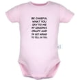 thumbnail image 5 of iDzn Pack of 2, Don't Touch Me & My Grandma's Crazy Funny Rompers For Babies, Newborn Baby Unisex Bodysuits, Infant Jumpsuits, Toddler 0-24 Months Kids One-Piece Oufits, 5 of 5