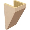 thumbnail image 5 of 7"W x 7"D x 14"H Wide Concord Rough Cedar Woodgrain TimberThane Corbel, Primed Tan, 5 of 6