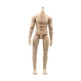 thumbnail image 2 of Figura de acción flexible masculina de 6 pulgadas, cuerpo masculino a escala 1/12, articulación móvil para dibujos. color de piel, 2 of 9