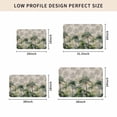 thumbnail image 4 of Summer Tropical Leaves Door Mat Indoor Outdoor, Green Palm Trees Botanical Non Slip Welcome Mat with Rubber Backing, Absorbent Fabric Front Door Mats Entryway Rug for Home Patio Entrance 20"x31.5", 4 of 8