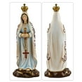 thumbnail image 6 of Elegant Fatima Holy Virgin Sculpture Religious Statue For Religious Art Lover Virgin Statue, 6 of 9