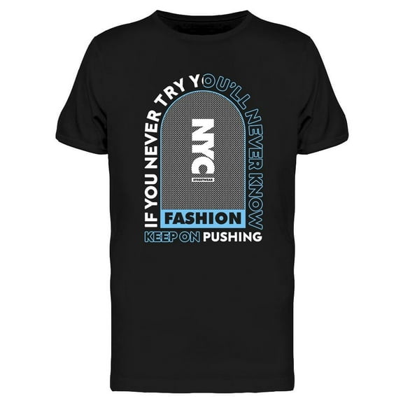 Nyc Fashion  T-Shirt Men -Image by Shutterstock, Male x-Large