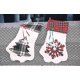 thumbnail image 4 of Medias navideñas, conjunto de medias navideñas, copo de nieve con patrón de pata de perro, 4 of 5