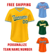 thumbnail image 2 of Camiseta de béisbol personalizable con estampado de equipo, nombre personal, número, camiseta de béisbol a rayas para hombres, mujeres y niños, 2 of 4