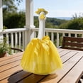 thumbnail image 5 of Lilixerw Spring Summer Goose Outfits Seasonal Cute Porch Goose Clothes with Bow & Hat,All Seasons Holiday Spring Goose Statue Costumes for 23" Cement Statue Garden Patio Outdoor Decor,Yellow, 5 of 6