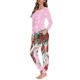 thumbnail image 3 of Conjunto de pijama de manga larga para mujer, ropa de dormir con diseño navideño, para Primavera e invierno, envío directo, 3 of 4
