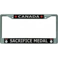 thumbnail image 1 of Canada Sacrifice Medal Chrome License Plate Frame, 1 of 1