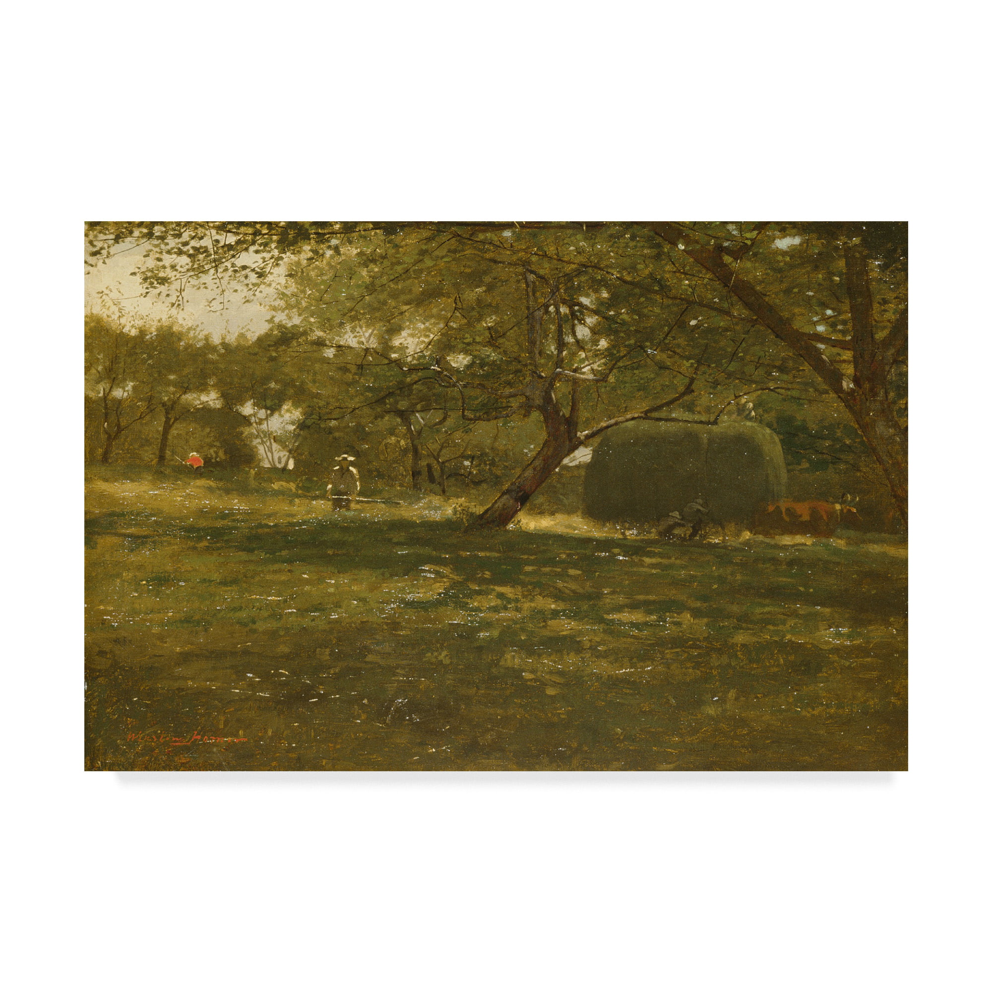 Woman and Elephant  by Winslow Homer  Paper Print Repro 
