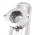 thumbnail image 3 of Adaptador entrada Tubo brida turbo Válvula soplado 63 mm BOV 2 5 pulgadas Aleación aluminio Plata Kuymtek, 3 of 9