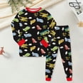 thumbnail image 2 of Hessimy Toddler Boys Girls Spring Summer 2Pcs Long Sleeve Sweatshirt Tops Pants Soft Casual Clothes Sweatsuit, Soft Casual Sweat(Red,3-4 Years), 2 of 6