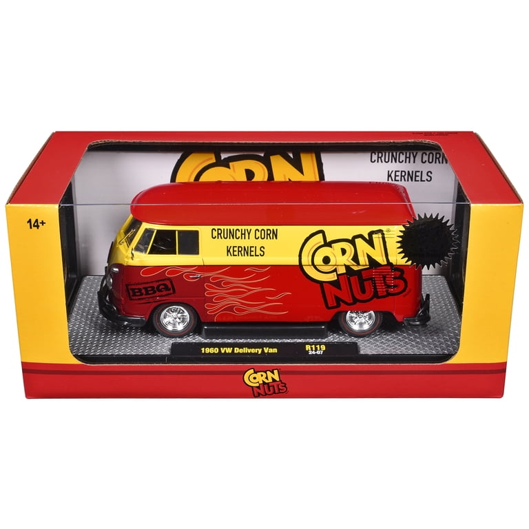1960 Volkswagen Delivery Van Red and Yellow 