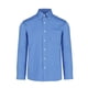 thumbnail image 1 of Camisa de Gabardina Manga Larga para Caballero, Color Azul Francia, Talla Doble Extra Grande, 50% Algodón y 50% Poliéster. Yazbek C0607, 1 of 3
