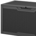 thumbnail image 4 of Uforic 100 Gallon large Deck Box, Outdoor Resin Storage Box, Outdoor Container for Patio Garden, Waterproof, Lockable, Black, 4 of 8
