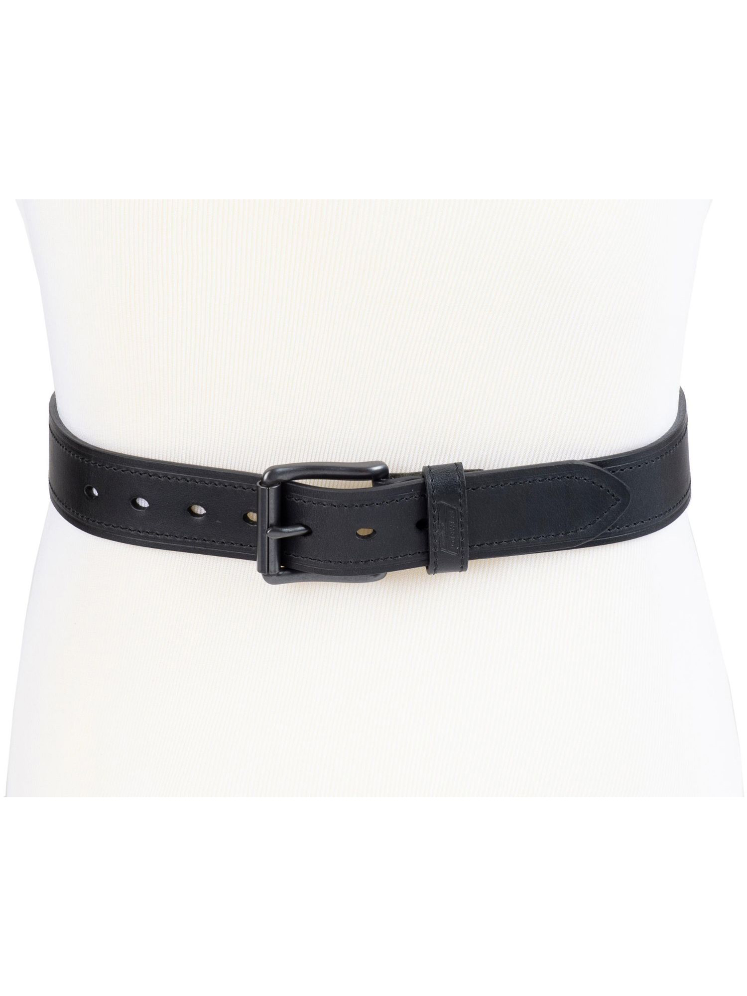 Genuine Dickies Men's Casual Black Leather Work Belt with Roller Buckle (Regular and Big & Tall Sizes) - image 3 of 6