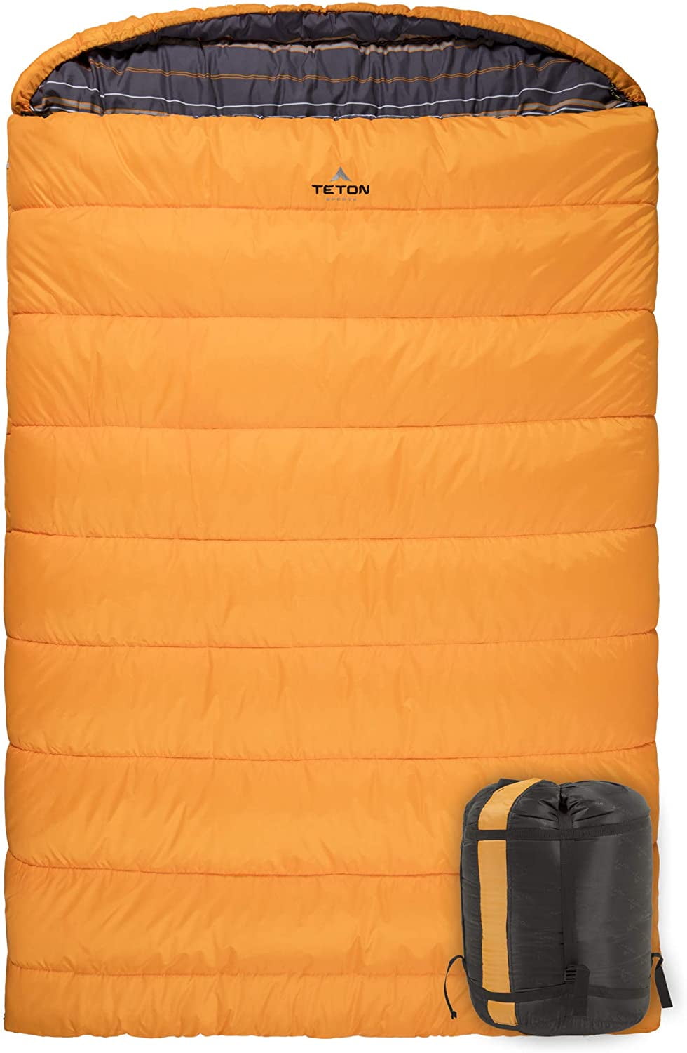 Teton Sports Mammoth Queen Size Double Sleeping Bag Warm And Comfortable For Family Camping Walmartcom Walmartcom