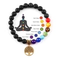 thumbnail image 2 of Hot 7 Chakra Life Tree Pulseras Piedra Natural Reiki Healing Engry Beads Brazaletes Mujeres Hombres Yoga Pulsera Meditación Joyería Regalo Tan Jianjun  unisex, 2 of 2