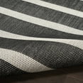 thumbnail image 4 of Nourison Positano Indoor/Outdoor Black Ivory 6' x 9' Area Rug (6x9), 4 of 9