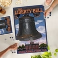 thumbnail image 2 of Lantern Press 1000 Piece Jigsaw Puzzle, Philadelphia, Pennsylvania, Independence Hall and Liberty Bell, 2 of 5