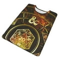 thumbnail image 4 of Men Women DND Dungeons And Dragons Shirts Short Sleeve Cosplay Adults Anime T-Shirts Crew Neck 3D Printed Tee Tops, 4 of 8