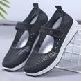 thumbnail image 6 of Sopiago Running Shoes for Women Fashion Sneakers for Women Women's Platform Wedge Athletic Tennis Walking Shoes Slip On Mesh Casual Fashion Sneakers Black,39, 6 of 6