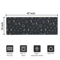 thumbnail image 5 of Dark Blue Sun Moon Cross Pattern Door Rugs,Washable Non Slip Door Mats Indoor,Decorative Door Mats,Entry Mat Indoor for Entrance,Bedroom,Kitchen,Bathroom,16"x47", 5 of 6