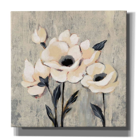Epic Graffiti 'Graphic Floral II' by Silvia Vassileva, Canvas Wall Art, 37"x37"