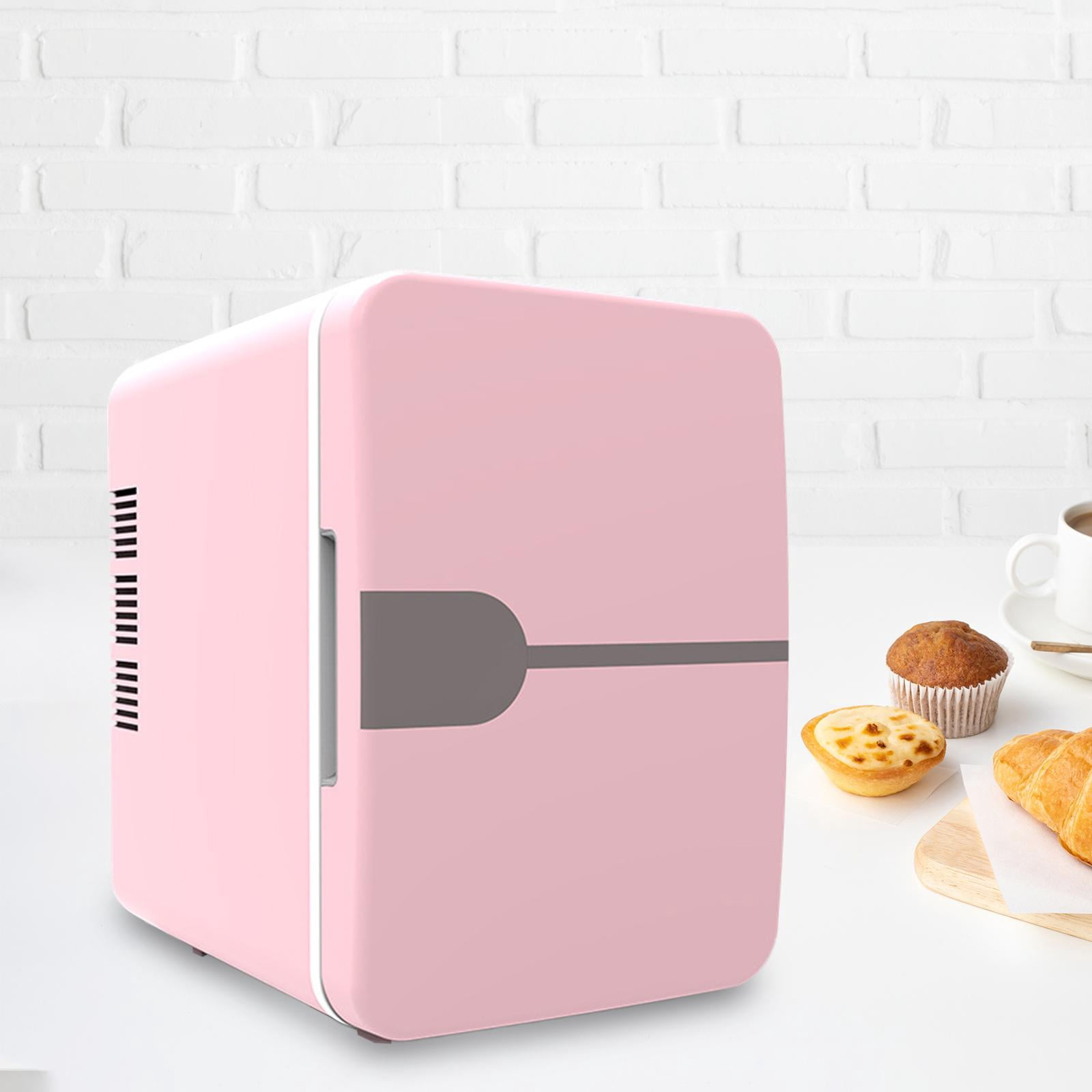 Baoblaze Compact Refrigerator Little Tiny Fridge Lightweight Multipurpose Mini Fridge Pink