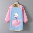 thumbnail image 4 of Mascarilla impermeable de invierno para niños, delantal con estampado de pintura artística para estudio, para comer en la escuela, para guarderías y antipolvo, 4 of 5