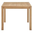 thumbnail image 2 of Modway Farmstay 36" Square Teak Wood Patio Dining Table in Natural, 2 of 4