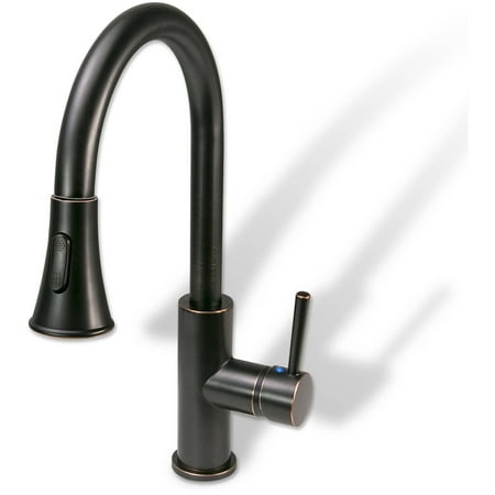 Luxier Pull Down Spray Kitchen Faucet KTS11TO, Oil Rubbed Bronze  Walmart.com