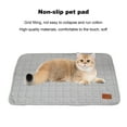 thumbnail image 3 of Tapis Matelassé pour Animaux Tapis pour Animaux Doux Matelassé Semelle Antidérapante Rectangulaire Été Moyen Petit Chien Chiot Chat Chaton Tapis de Couchage Tapis Fournitures pour Animaux Confortable, 3 of 8