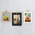 thumbnail image 7 of Uxcell Paper Photo Frame, Cardboard Picture Frames with Clips & Strings, DIY Photo Hanging Display for Home Office Decor Black 6 x 5, 7 of 7