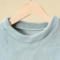 thumbnail image 5 of Hessimy Unisex Infant Toddler Spring Summer Soft Fabric 2Pcs Soft Long Sleeve Comfortable Sleepwear Pajamas, Unisex Comfort Pjs(Blue,9-10 Years), 5 of 7
